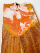 Load image into Gallery viewer, Resin Serving Board - Tangerine and Copper
